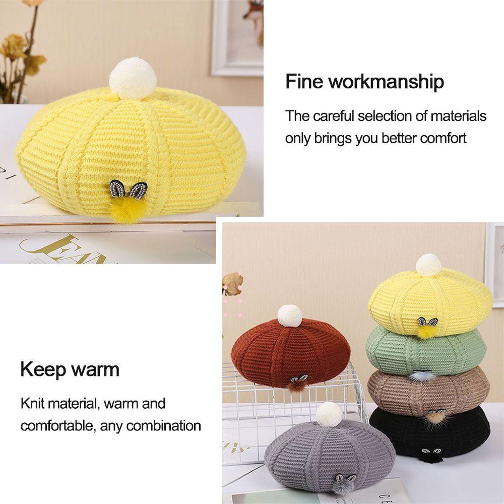 NEXTVN Mũ Beret Màu Trơn Thoáng Khí Phong Cách Vintage Thời Trang Cho Nữ