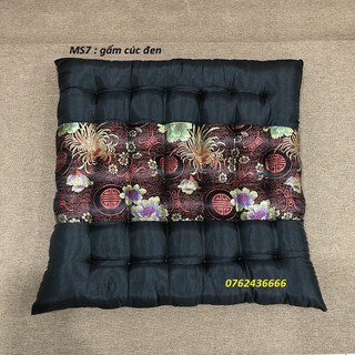 Đệm ngồi bệt gấm lụa 40x40 loại đẹp