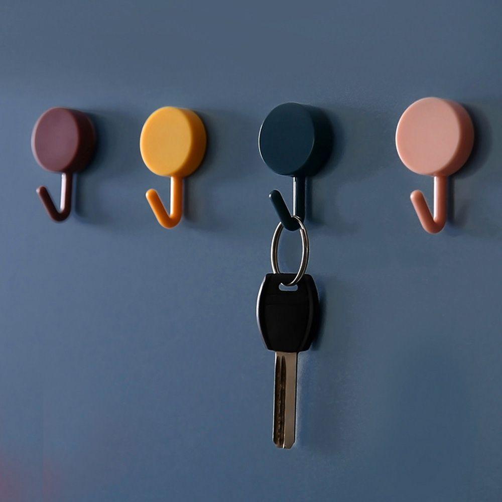 Set 10 Móc Treo Chìa Khóa Dán Tường Đa Năng Trang Trí Nhà Cửa