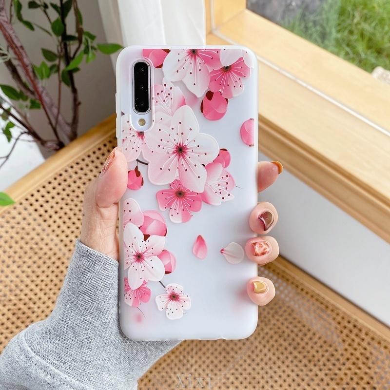 Emboss Flower Casing Samsung Galaxy Note 20 Ultra Note 10 Lite 9 8 Phone Case Soft TPU Back Cover | BigBuy360 - bigbuy360.vn