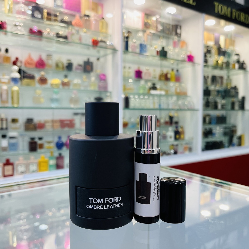 10ml Nước Hoa Unisex Tom Ford Ombre' Leather EDP - Da thuộc và rêu sồi hiện đại, quyến rũ