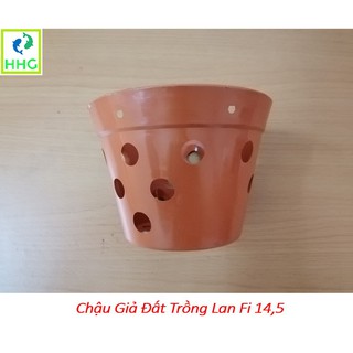 20 chậu giả đất trồng lan Fi 14.5 - đường kính 14.5cm
