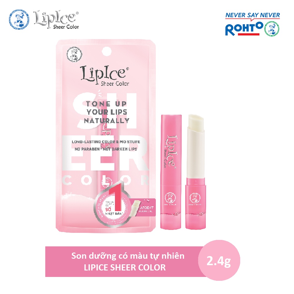 Son dưỡng hiệu chỉnh sắc môi hồng tự nhiên Lipice Sheer Color (2.4g)