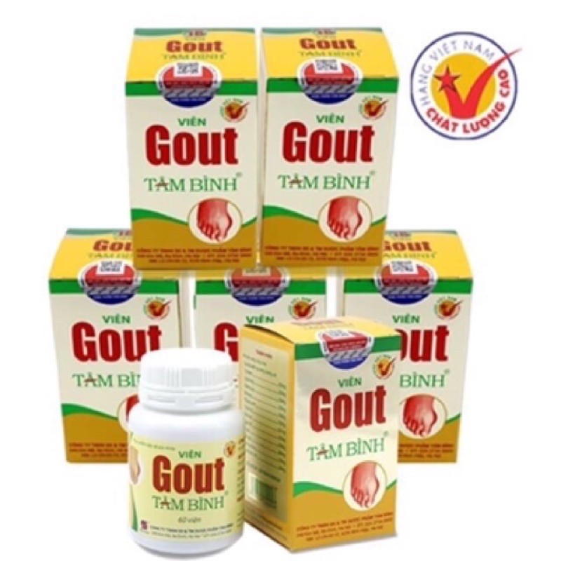 ✅[HÀNG CHÍNH HÃNG]Viên Gout Tâm Bình -hỗ trợ Gut nguồn gốc Thảo dược