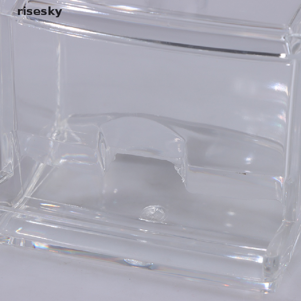 Hộp Đựng Bông Tẩy Trang / Tăm Bông Trang Điểm Bằng Acrylic ♨Trên đó