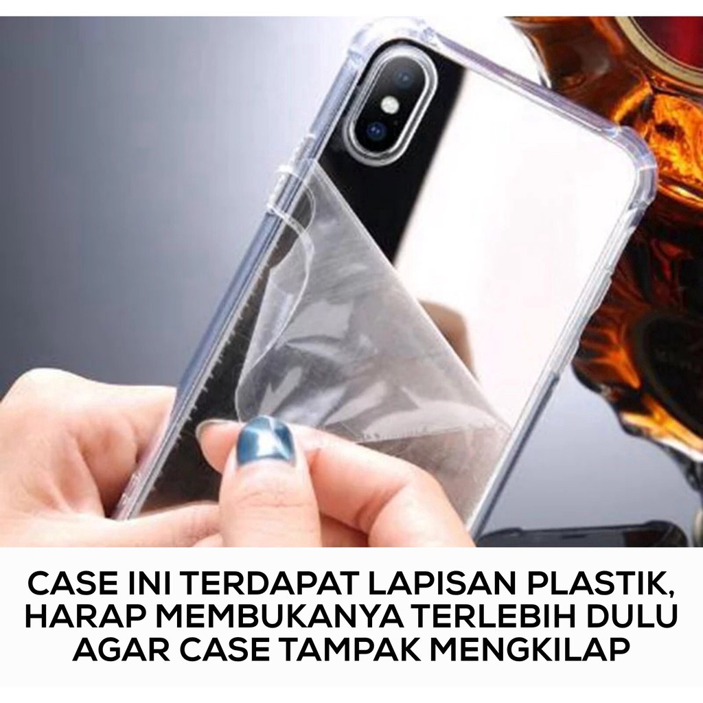 Ốp Điện Thoại Mặt Gương Chống Sốc Chống Trầy Dành Cho iphone 6 7 8 6P 7P 8P X/XS XR 11 11Pro