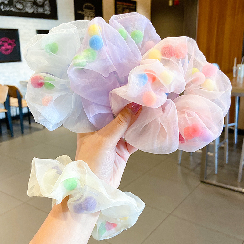 Dây buộc tóc phong cách Hàn Quốc lấp lánh cho nữ
