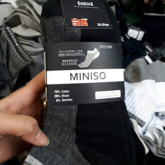 HN _ Tất Nhật MINISO loại Cổ ngắn/ tất hài