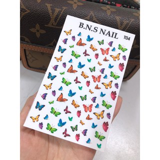 Sticker dán móng hình động vật cute