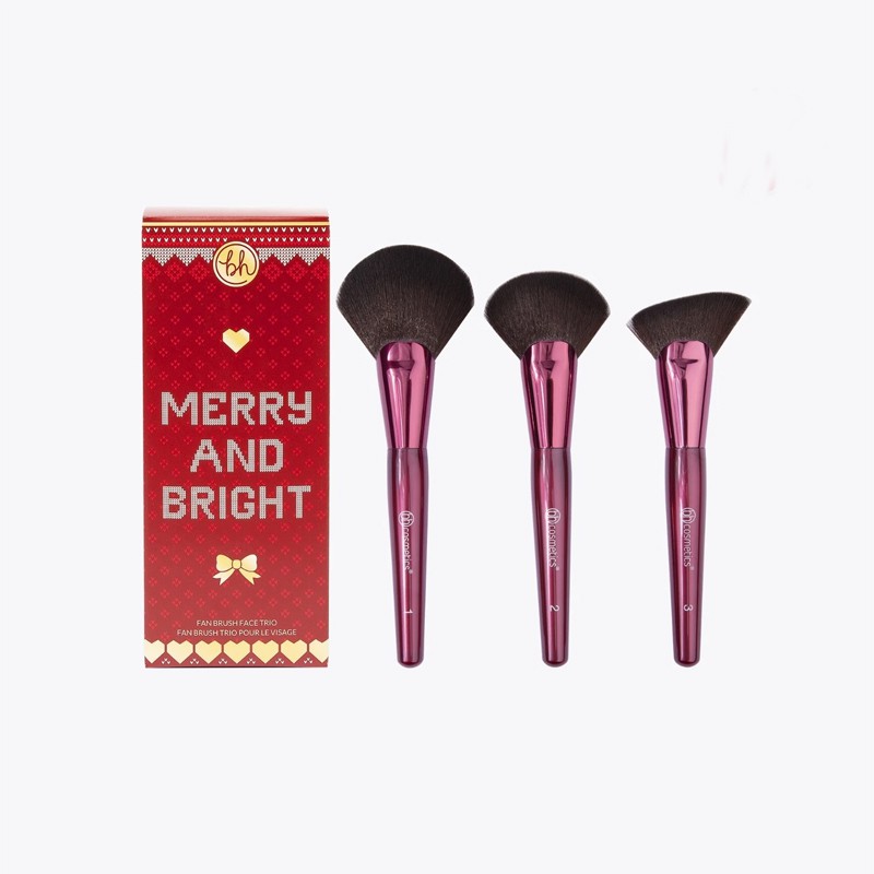 Bộ Cọ Trang Điểm BH Cosmetics Merry And Bright (3 Cây)