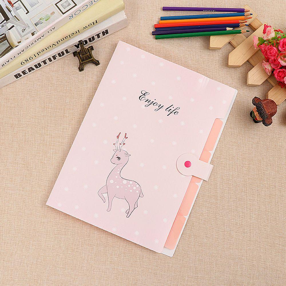 Túi Nhựa Đựng Tài Liệu Khổ A4 Họa Tiết Hoạt Hình Dễ Thương