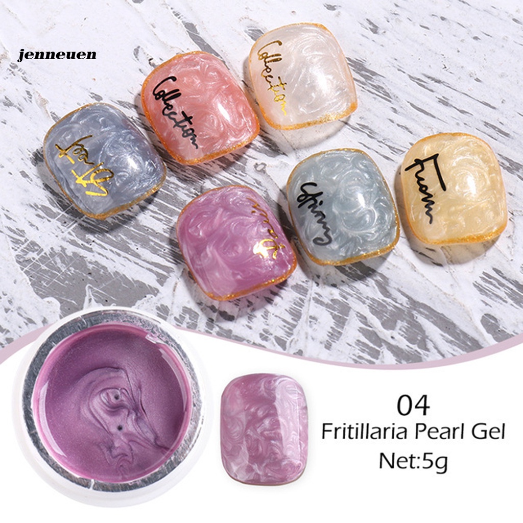 [Hàng mới về] Gel sơn móng tay UV tạo vân vỏ sò lấp lánh lâu trôi không mùi cho nữ