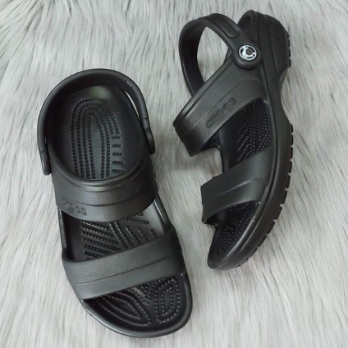 Sandal nhựa  Clasic Roomy  dành cho nam màu đen nhẹ, thoáng, k hôi chân