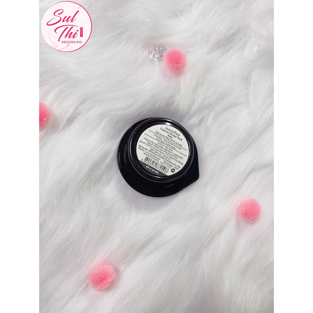 Mặt nạ rửa Wash off Capsule recipe pack Innisree dạng hủ 10ml