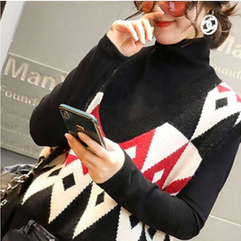 Áo Gi-Lê Len Sát Nách Cổ Chữ V Trẻ Trung Hợp Thời Trang Cho Nữ