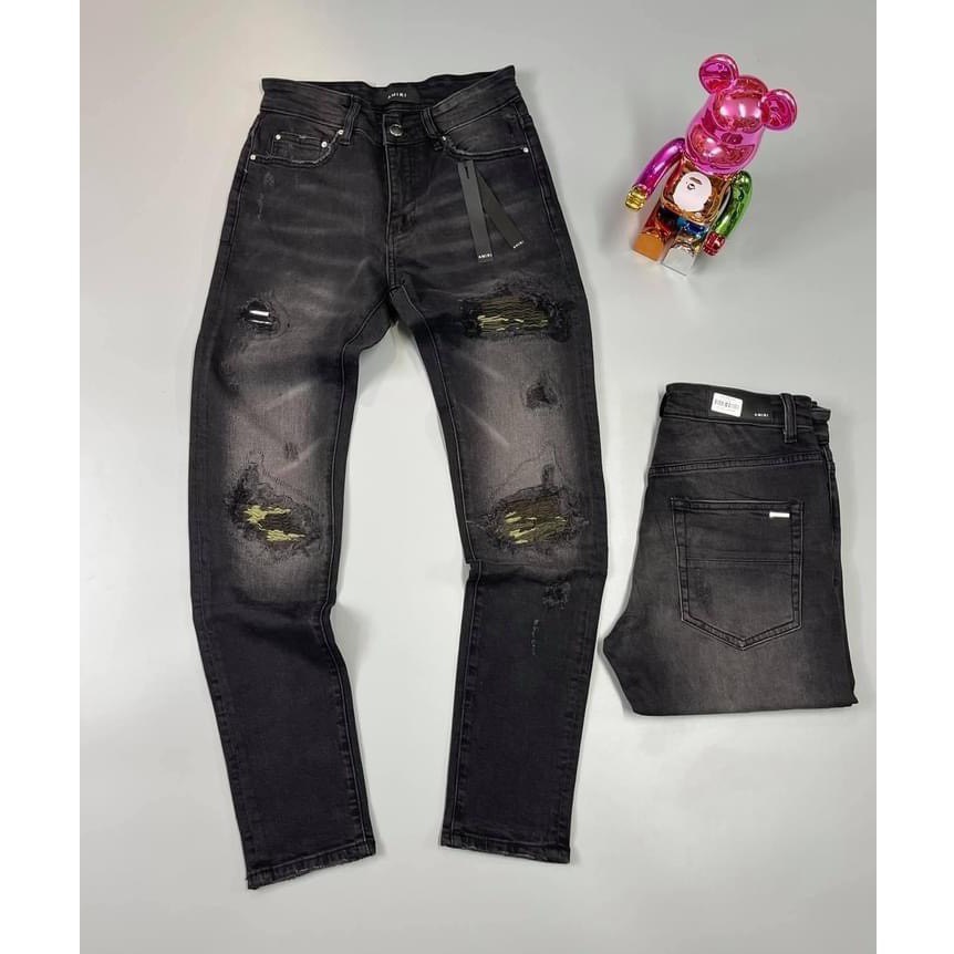 Quần jean siêu cấp rách vá Amiri MLN size 28-34