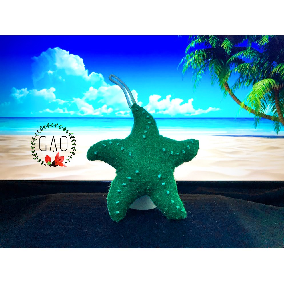 Móc khoá, treo nôi Sao biển - handmade siêu cute