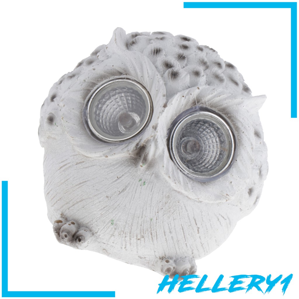 1 Đèn Năng Lượng Mặt Trời Hình Cú / Mèo Cho Sân Vườn