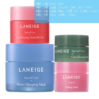 Mặt nạ dưỡng ẩm các loại laneige