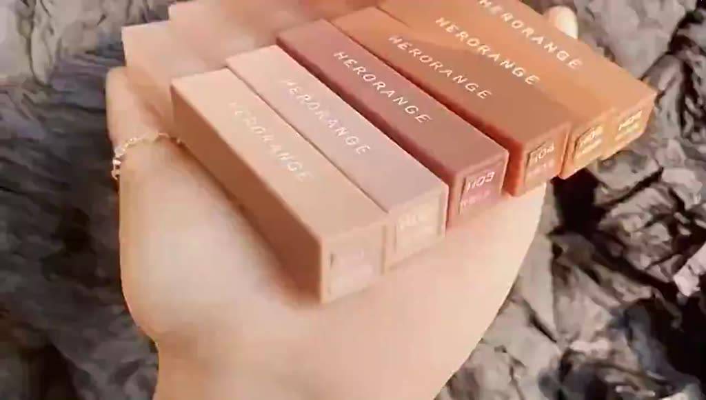 Son môi dạng lỏng kết cấu lì mềm mịn như nhung chống thấm nước và lâu trôi/Son kem lì Herorange lâu trôi mềm mịn như nhung hàng nội địa Trung | BigBuy360 - bigbuy360.vn