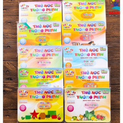 Thẻ Học Thông Minh Song Ngữ Anh Việt Giúp Bé Phát Triển Ngôn Ngữ Và Hình Ảnh - Flash card TAMANKIDS