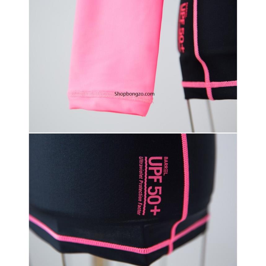 Áo bơi nữ dài tay Barel - đen tay hồng * | BigBuy360 - bigbuy360.vn