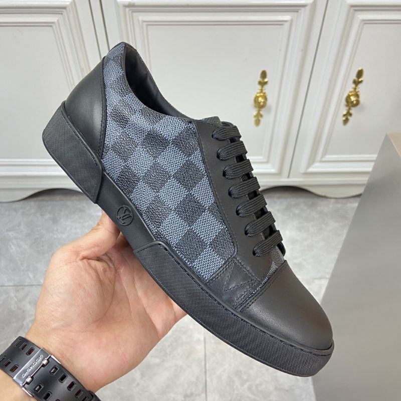 Giày da nam sneaker LV