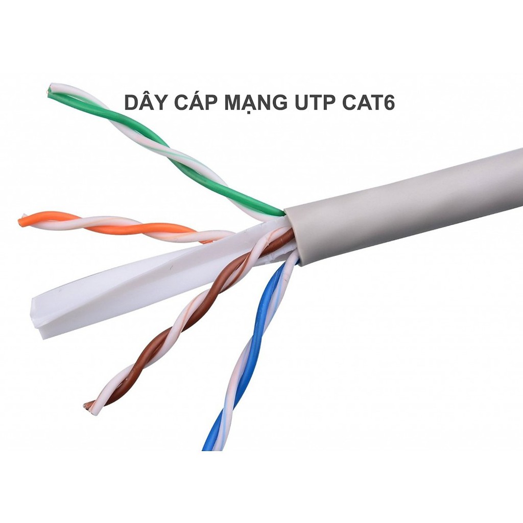 Dây Mạng Cat6 Bấm Sẵn 2 Đầu ❤️FREESHIP❤️ 10m 15m 20m 25m 30m 35m 40m 45m 50m - Cáp mạng