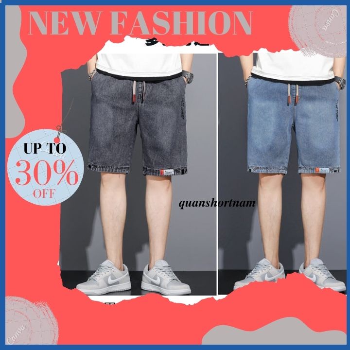 Quần short thể thao nam, quần jean nam Fried Street, xu hướng thoải mái, thường mặc bên ngoài, đa năng, phong cách