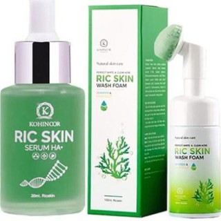 Combo ric skin và sữa rửa mặt