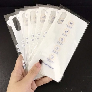 Dán dẻo PPF Samsung Note 10, Note 10 Plus nhám chống bám vân tay.