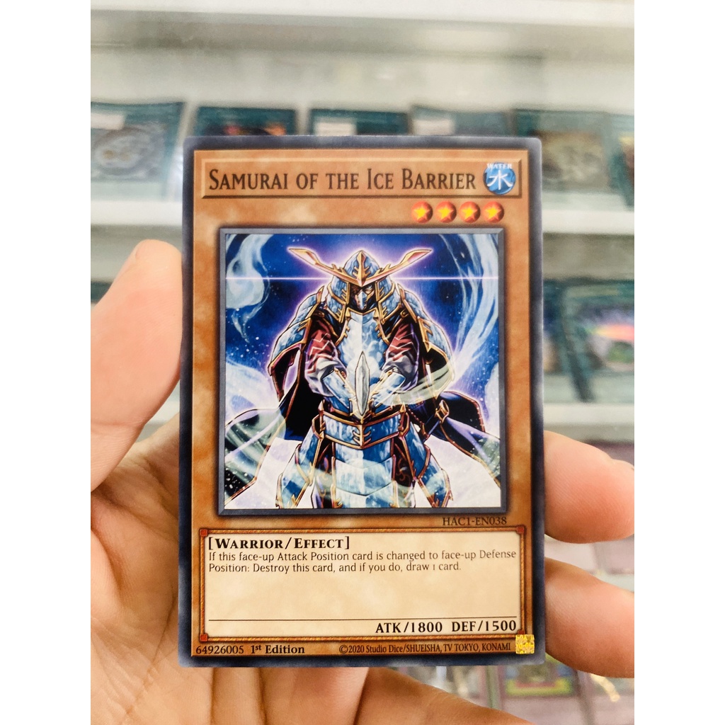 Thẻ Bài YugiOh! Mã HAC1-EN038 - Samurai of the Ice Barrier - Common - 1st Edition