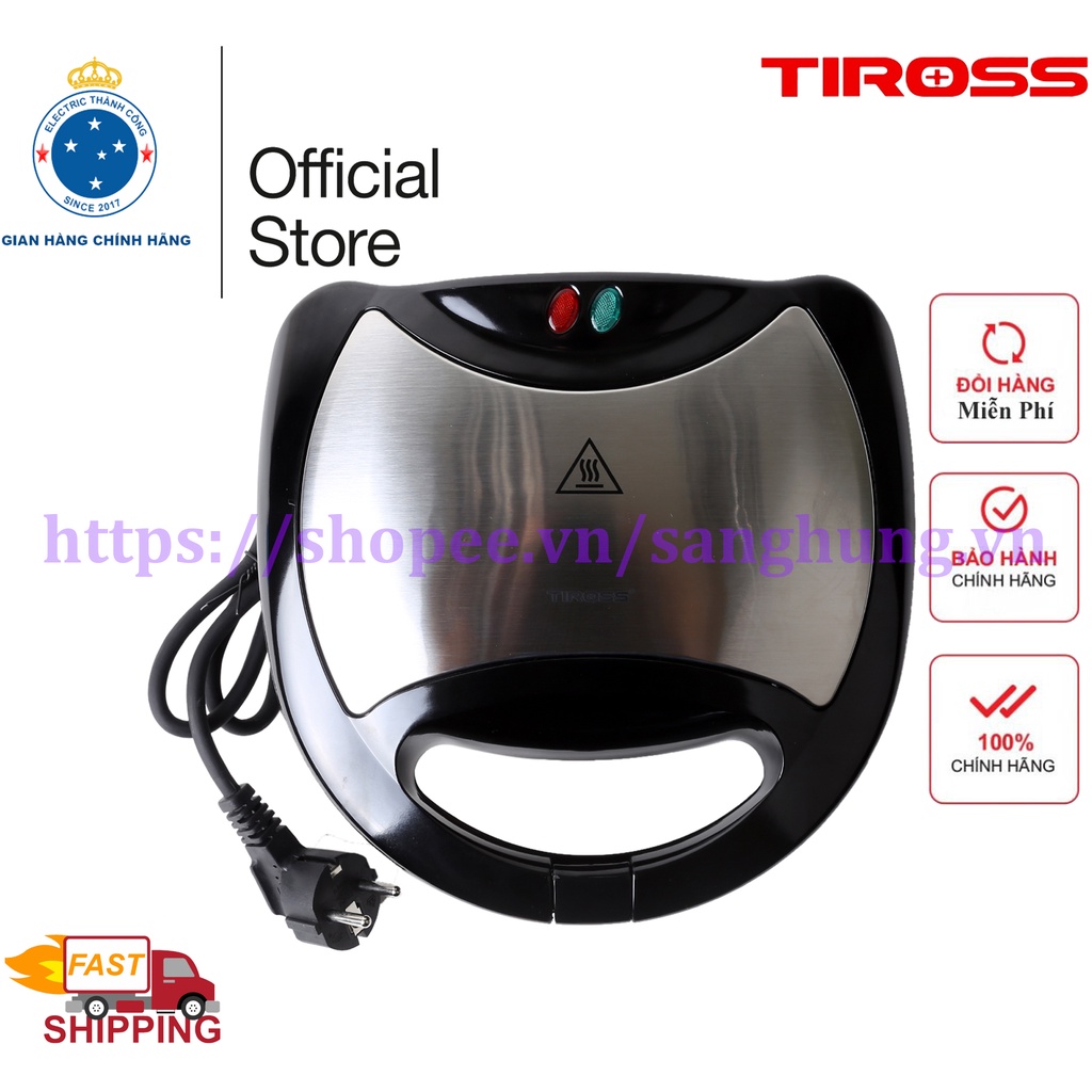 Máy kẹp nướng bánh Sandwich TS513 Tiross TS-513