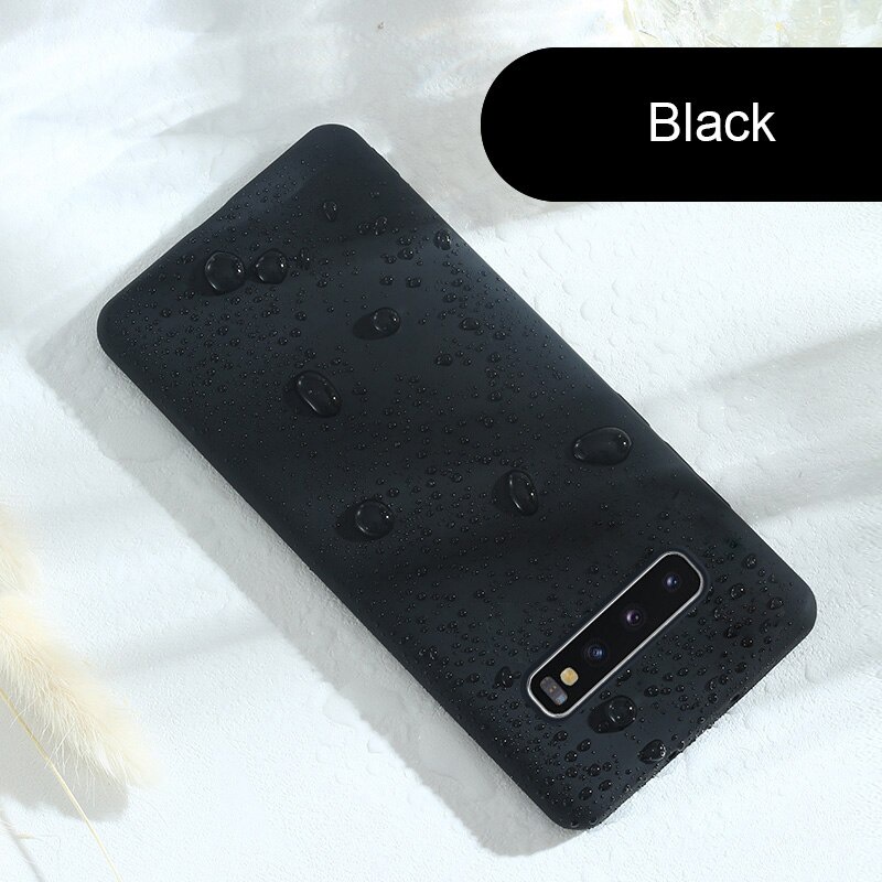 Ốp Điện Thoại Silicon Màu Kẹo Cho Samsung Galaxy S10 S9 S8 Plus