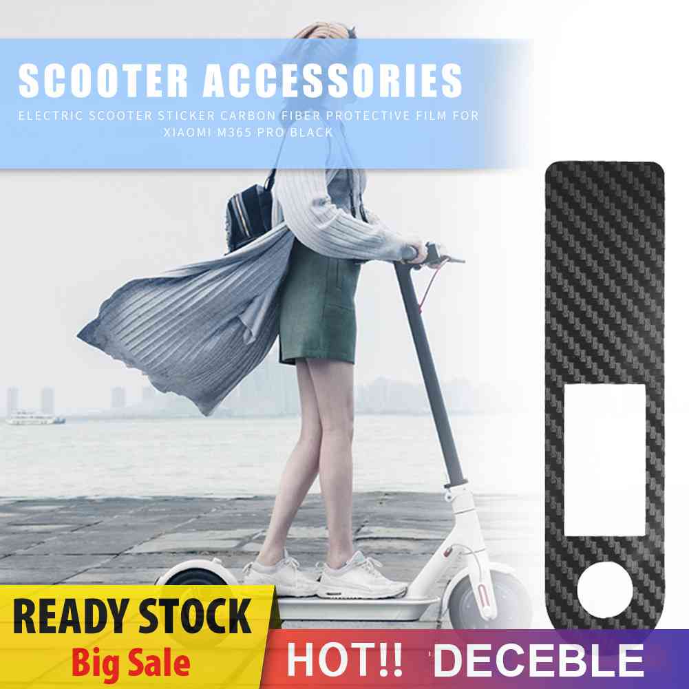 Miếng Dán Trang Trí Xe Scooter Điện Xiaomi M365 Pro Bằng Sợi Carbon