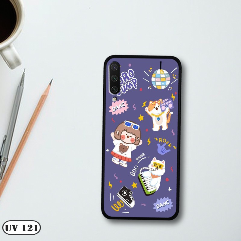 Ốp lưng điện thoại Xiaomi Mi A3 - lưng nhám viền dẻo
