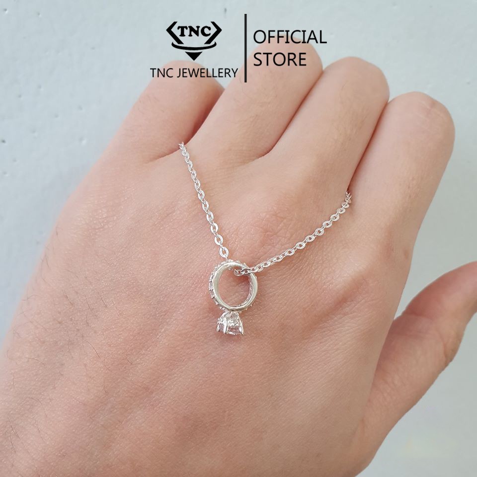 Vòng Cổ Bạc, Dây Chuyền Bạc Mặt Chiếc Nhẫn TNC JEWELLERY