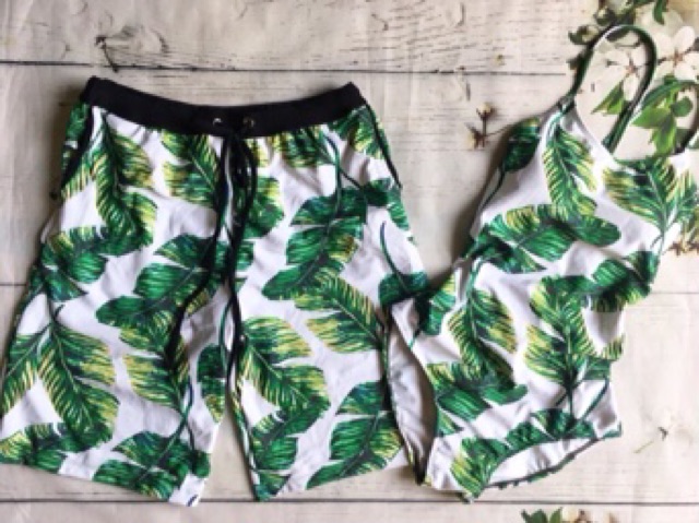 [ ẢNH SÀN+ FREESHIP] Quần bơi cặp nam nữ ( kèm áo) | BigBuy360 - bigbuy360.vn