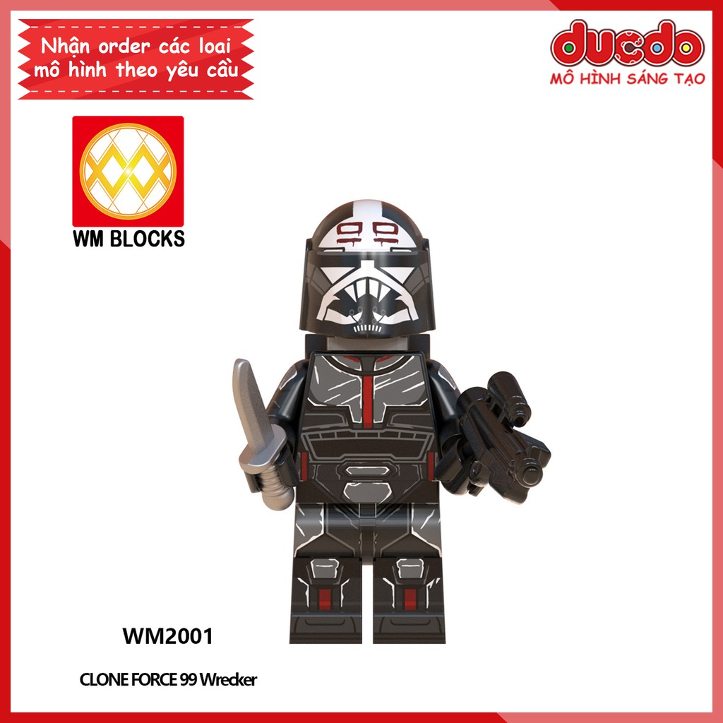 Minifigures các nhân vật trong Star Wars tuyệt đẹp - Đồ chơi Lắp ghép Xếp hình Mini Mô hình WM6095