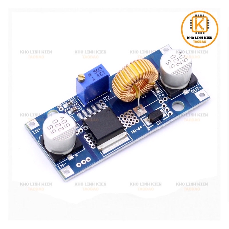 Mạch nguồn hạ áp DC-DC 5A XL4015 ADJ có hạn dòng - LED DRIVER V2