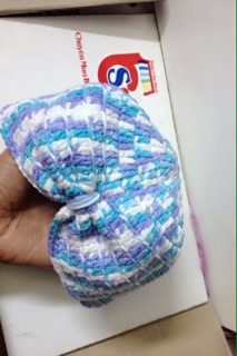 Nón len turban cho bé
