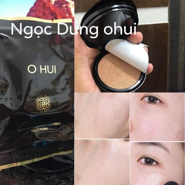 DATE 2025 Lõi phấn nước Ohui Ultimate Cover Cushion Moisture SPF50+/PA+++