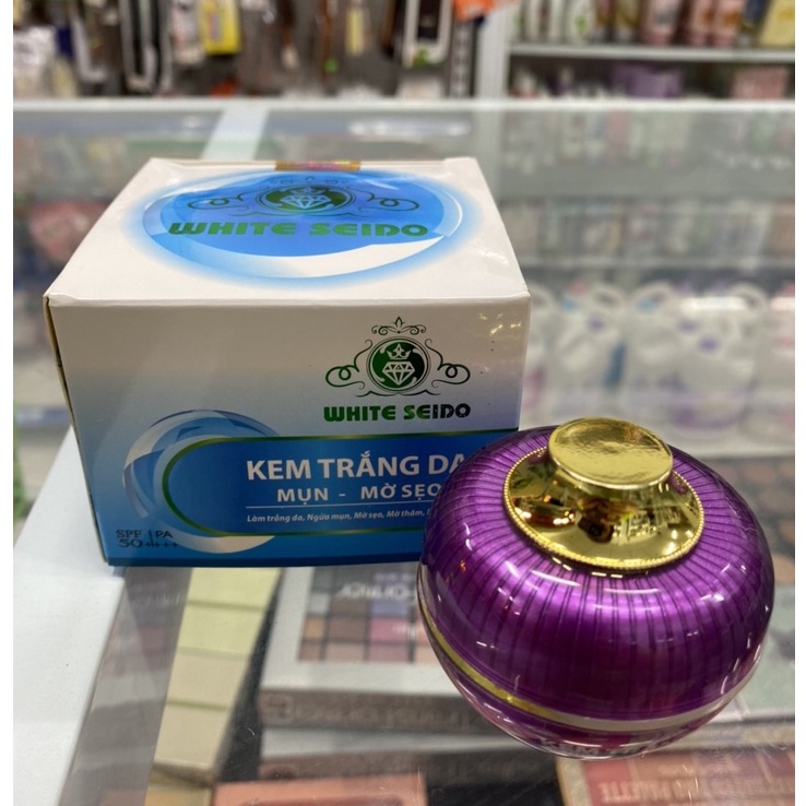 KEM WHITE SEIDO SẠCH MỤN TRẮNG DA MỜ SẸO 25GR