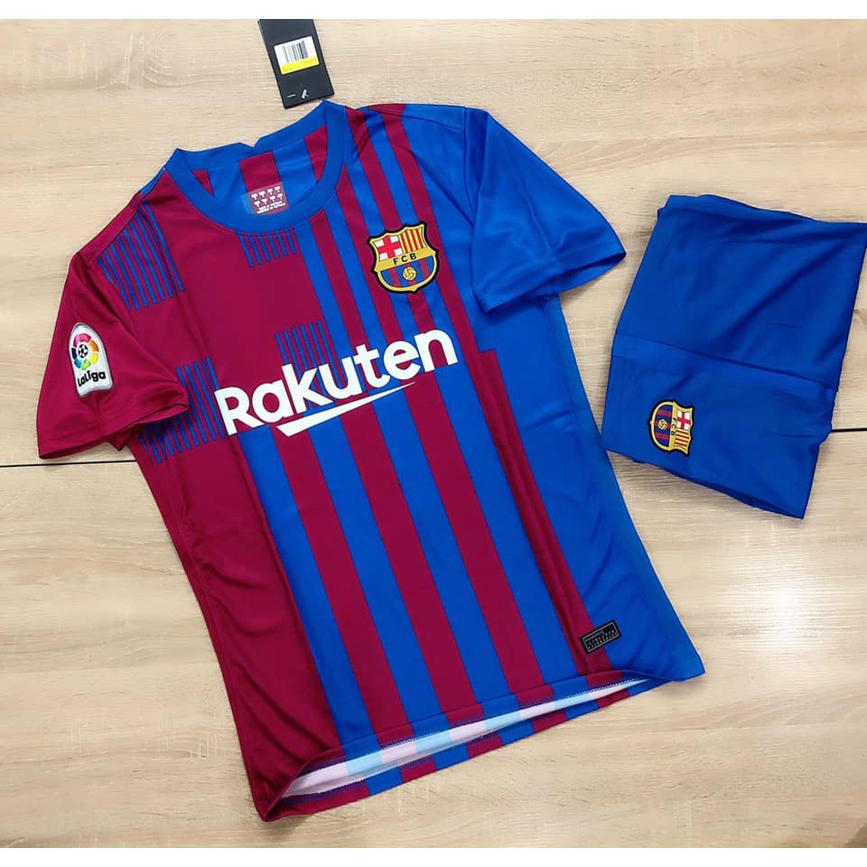 Áo bóng đá Barca hàng thái lan sân nhà 2021-2022