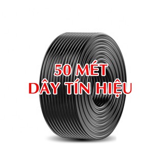 50m dây tín hiệu mềm 2 lõi có lưới chống nhiễu