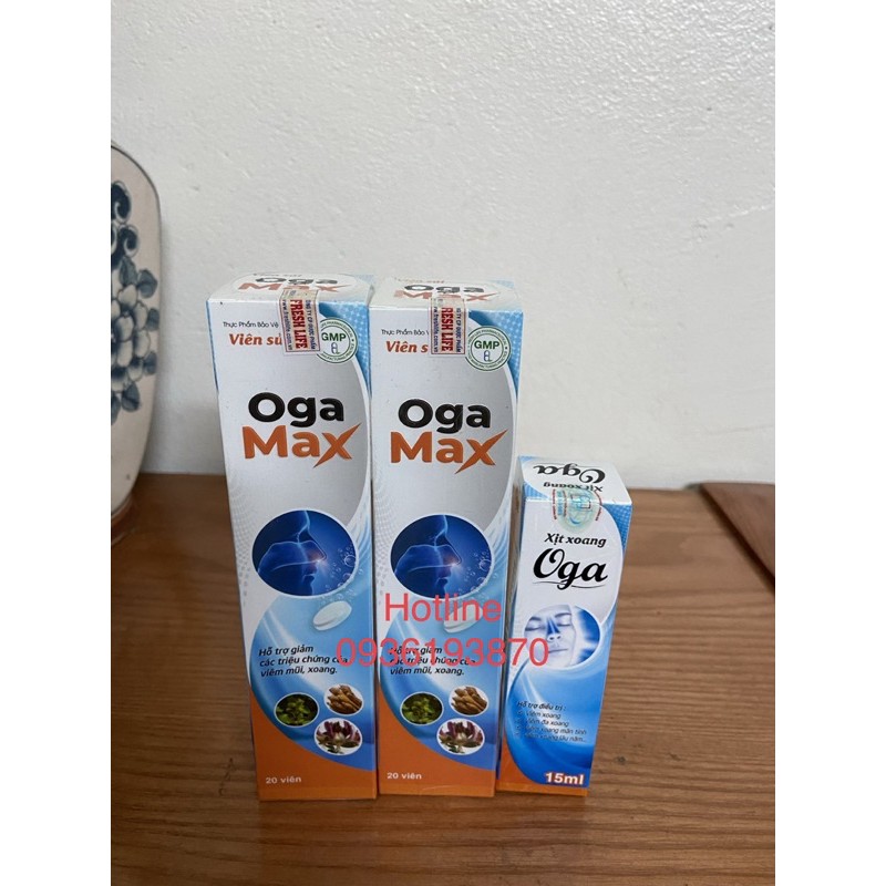 [Mã 66FMCGSALE hoàn 8% xu đơn 500K] VIÊN SỦI OGA MAX - 2 Sủi tặng 1 Xịt | BigBuy360 - bigbuy360.vn