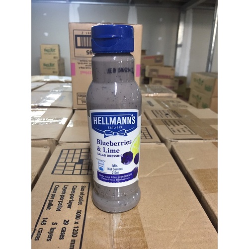 Xốt salad Hellmann s Việt Quất và Chanh 210ml