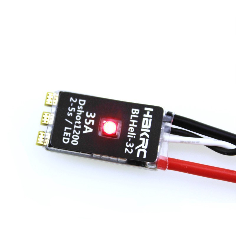 【RC Kuduer】HAKRC BLHeli_32 Bit 35A 2-5S ESC Built-in LED Support Dshot1200 Multishot for FPV RC Drone