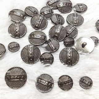 Set nút áo thời trang cá tính cúc veston 3d đính kết áo