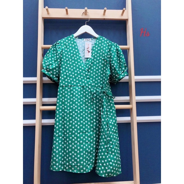 Váy hoa vạt chéo HSU1
